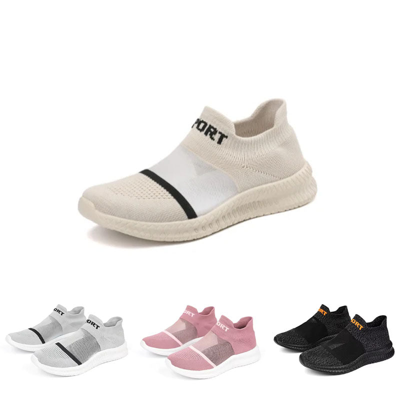 Last day 50% Off💕 Women's Breathable Summer Slip-On Sneakers - Lightweight Casual Shoes with Ergonomic Arch Support
