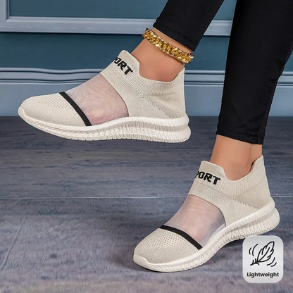 Last day 50% Off💕 Women's Breathable Summer Slip-On Sneakers - Lightweight Casual Shoes with Ergonomic Arch Support