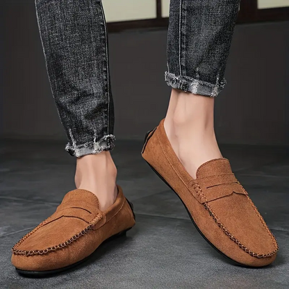 Spring & Summer Promotion 49% Off🔥 Men's Fashion Comfort Slip-on Loafers Shoes, Wear-resistant Non-Slip Smart Casual Walking Shoes