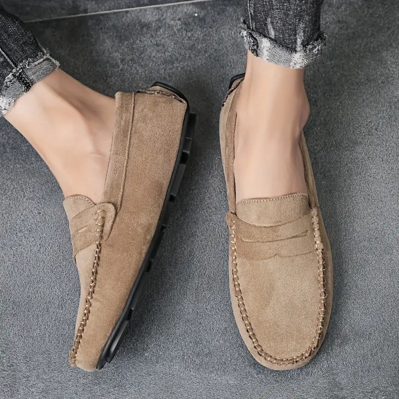 Spring & Summer Promotion 49% Off🔥 Men's Fashion Comfort Slip-on Loafers Shoes, Wear-resistant Non-Slip Smart Casual Walking Shoes