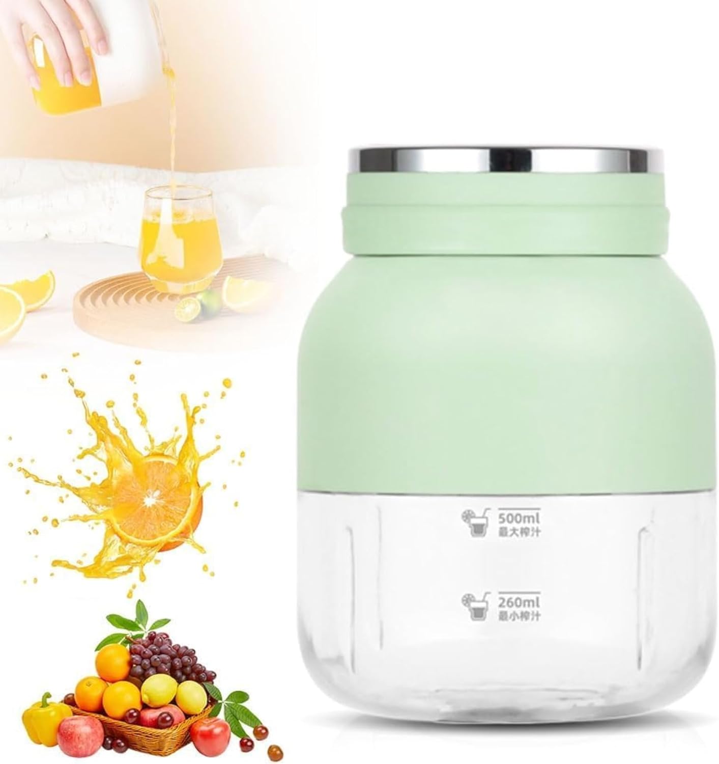 ⛱️Summer essentials 50% Off🥤Personal Blender for Smoothies & Shakes – Large Capacity Portable Juicer Cup | Travel, Gym, Office Friendly