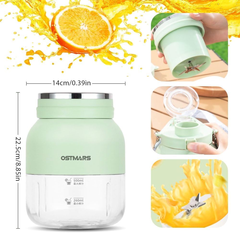 ⛱️Summer essentials 50% Off🥤Personal Blender for Smoothies & Shakes – Large Capacity Portable Juicer Cup | Travel, Gym, Office Friendly