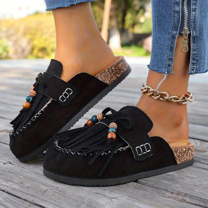 Women's Slip-on Shoes, Wedge Heel Thick Soled Sandals