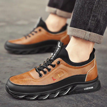 Last day Sale 70% OFF🔥 Men's Casual Fashion Orthopedic Outdoor Shoes – Waterproof Anti-Puncture, Anti-Collision