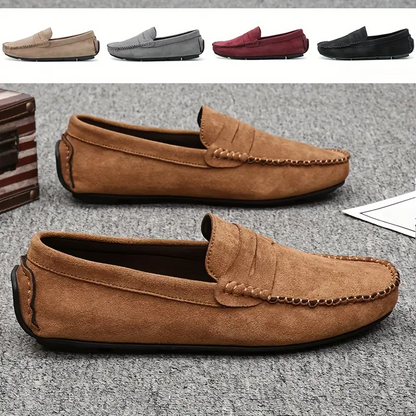 Spring & Summer Promotion 49% Off🔥 Men's Fashion Comfort Slip-on Loafers Shoes, Wear-resistant Non-Slip Smart Casual Walking Shoes