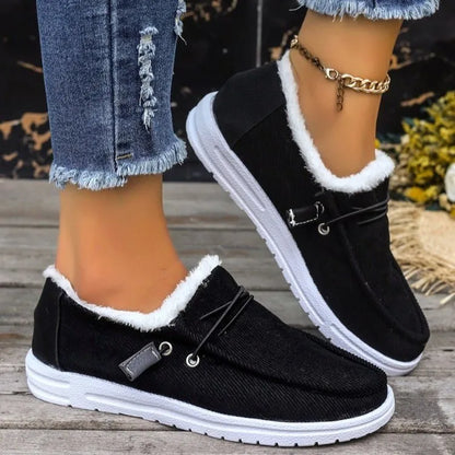Fall Comfort Sale 50% Off❤️ CozyStep™ Women’s Orthopedic Fur-Lined Slip-On Shoes
