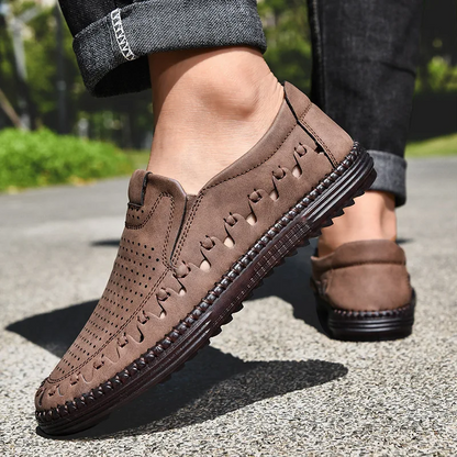 Summer Sale 49% Off🔥 Mens Leather Orthopedic Casual Slip-on Business Shoes