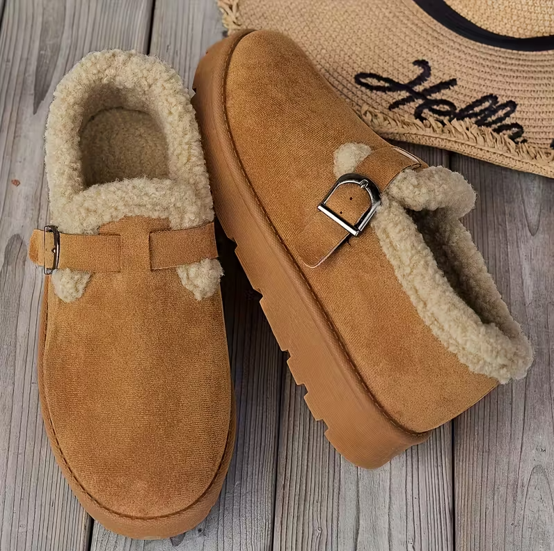 Cozy Orthopedic Winter Slip-on – Warm Lined Slip-On Comfort Shoes