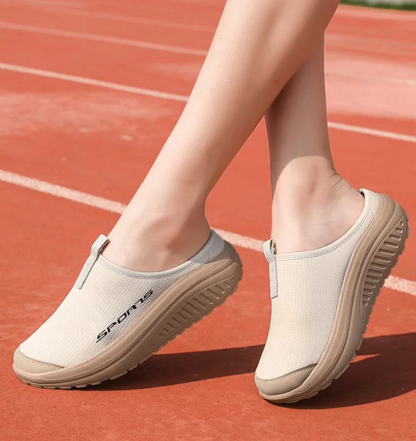 Summer Promotion 50% Off❤️ Breathable Mule Sneakers for Women – Lightweight Comfort with Arch Support