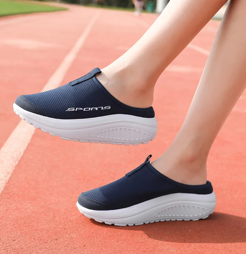 Summer Promotion 50% Off❤️ Breathable Mule Sneakers for Women – Lightweight Comfort with Arch Support