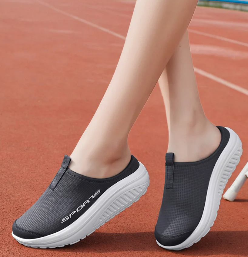 Summer Promotion 50% Off❤️ Breathable Mule Sneakers for Women – Lightweight Comfort with Arch Support