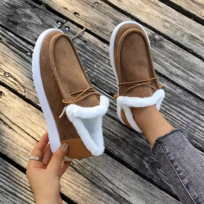 Fall Comfort Sale 50% Off❤️ CozyStep™ Women’s Orthopedic Fur-Lined Slip-On Shoes