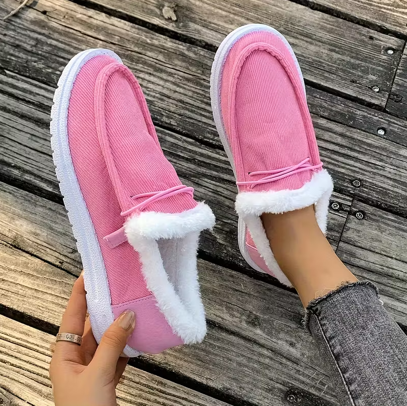 Fall Comfort Sale 50% Off❤️ CozyStep™ Women’s Orthopedic Fur-Lined Slip-On Shoes