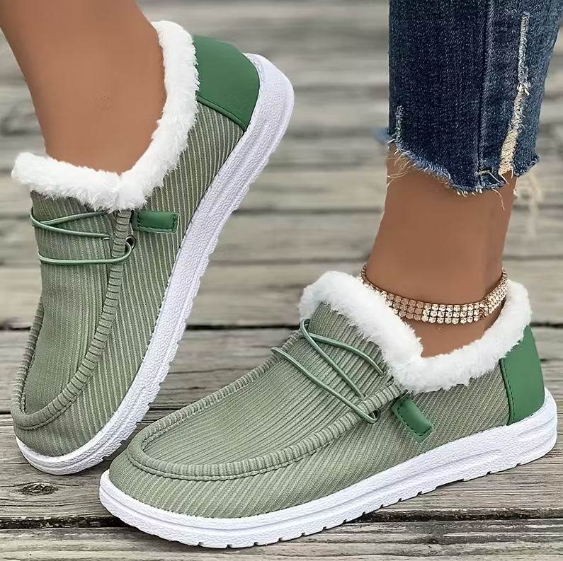 Fall Comfort Sale 50% Off❤️ CozyStep™ Women’s Orthopedic Fur-Lined Slip-On Shoes