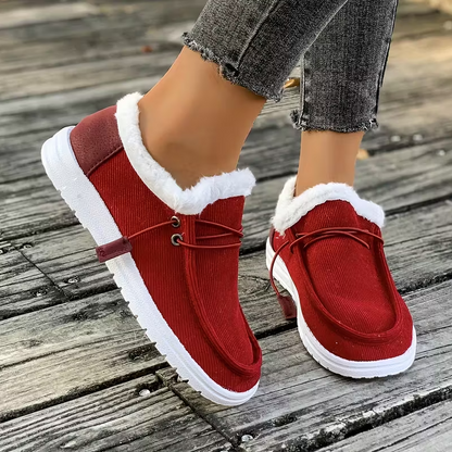 Fall Comfort Sale 50% Off❤️ CozyStep™ Women’s Orthopedic Fur-Lined Slip-On Shoes