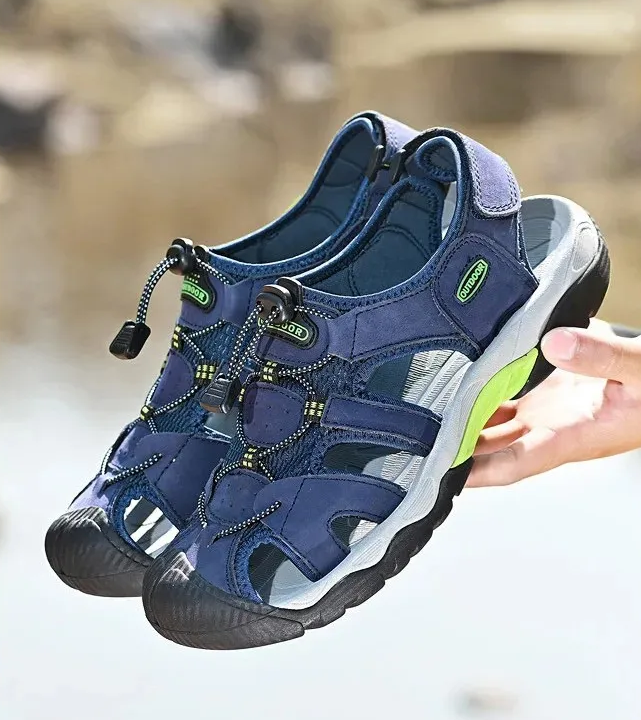 Early Summer Sale 50% Off💝 Plus Size Summer Casual Outdoor Orthopedic Slip-on Shoes, Summer Hiking Sandals