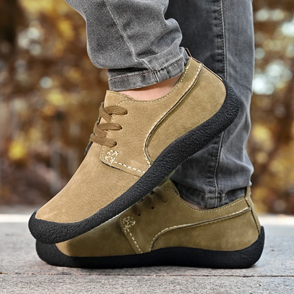 Summer Promotion 49% Off💝 Men's Premium Suede Orthopedic Walking Shoes - Breathable, Anti-Skid, All-Day Comfort