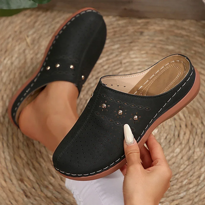 Summer Sale 50% Off❤️ Women’s Cloud Comfort Orthopedic Mule Slippers