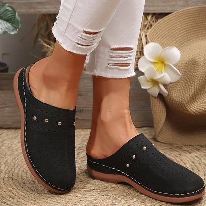 Summer Sale 50% Off❤️ Women’s Cloud Comfort Orthopedic Mule Slippers