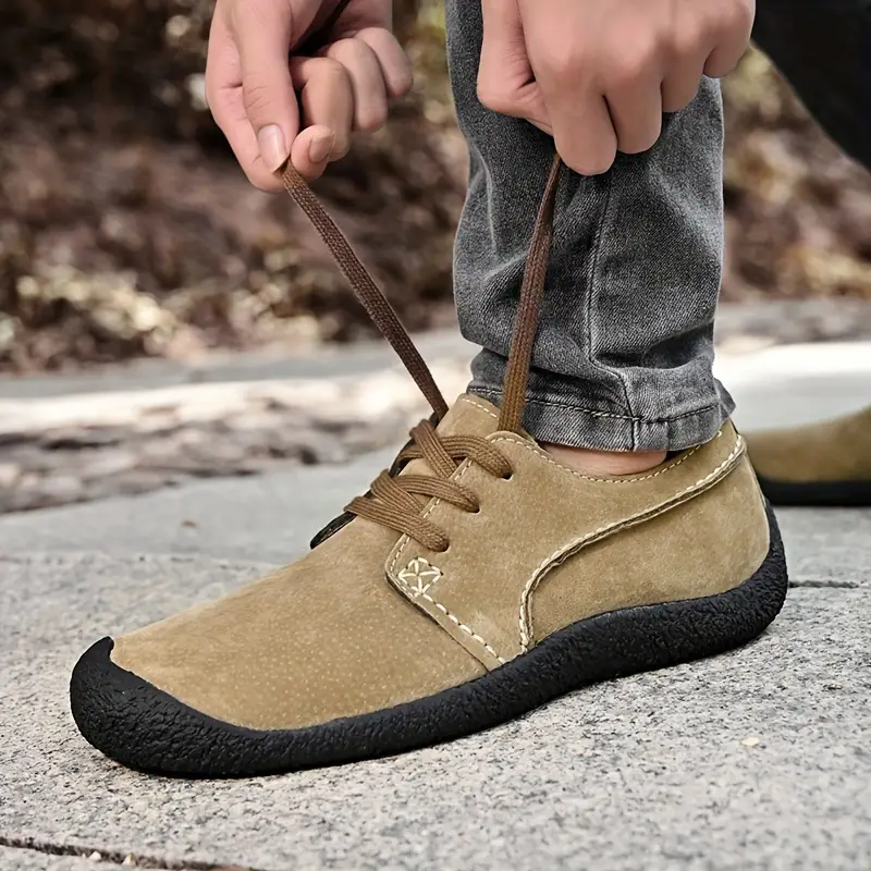 Summer Promotion 49% Off💝 Men's Premium Suede Orthopedic Walking Shoes - Breathable, Anti-Skid, All-Day Comfort
