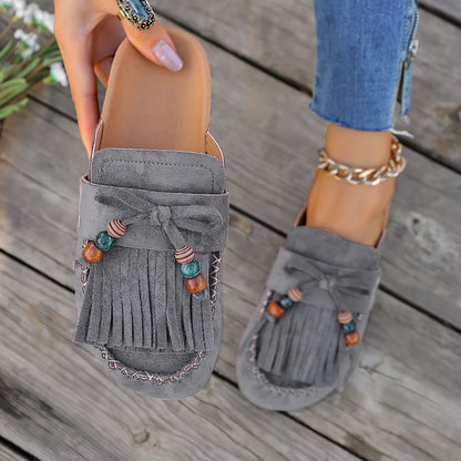 Women's Slip-on Shoes, Wedge Heel Thick Soled Sandals